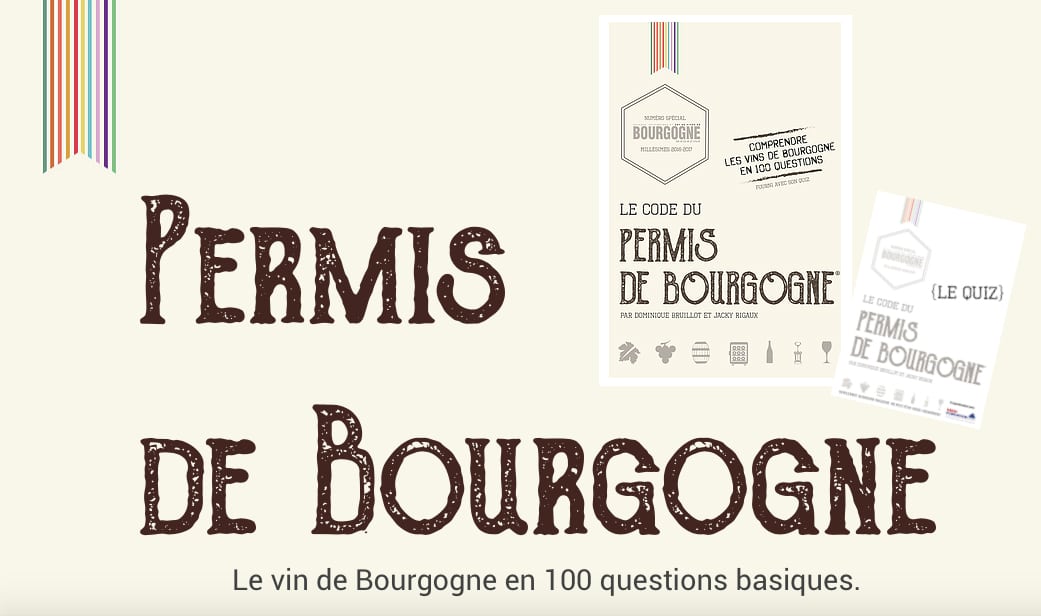 Le Permis de Bourgogne a son « point com » !